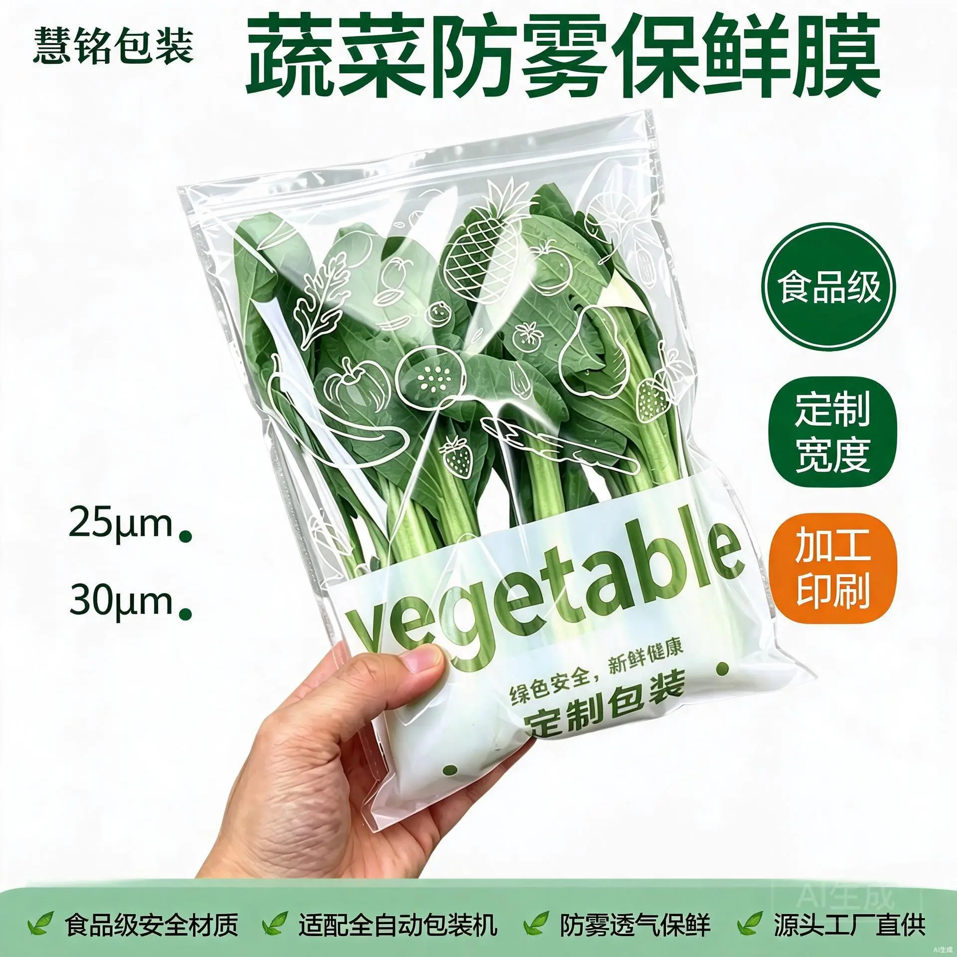 BOPP防雾膜不同形态和场景应用