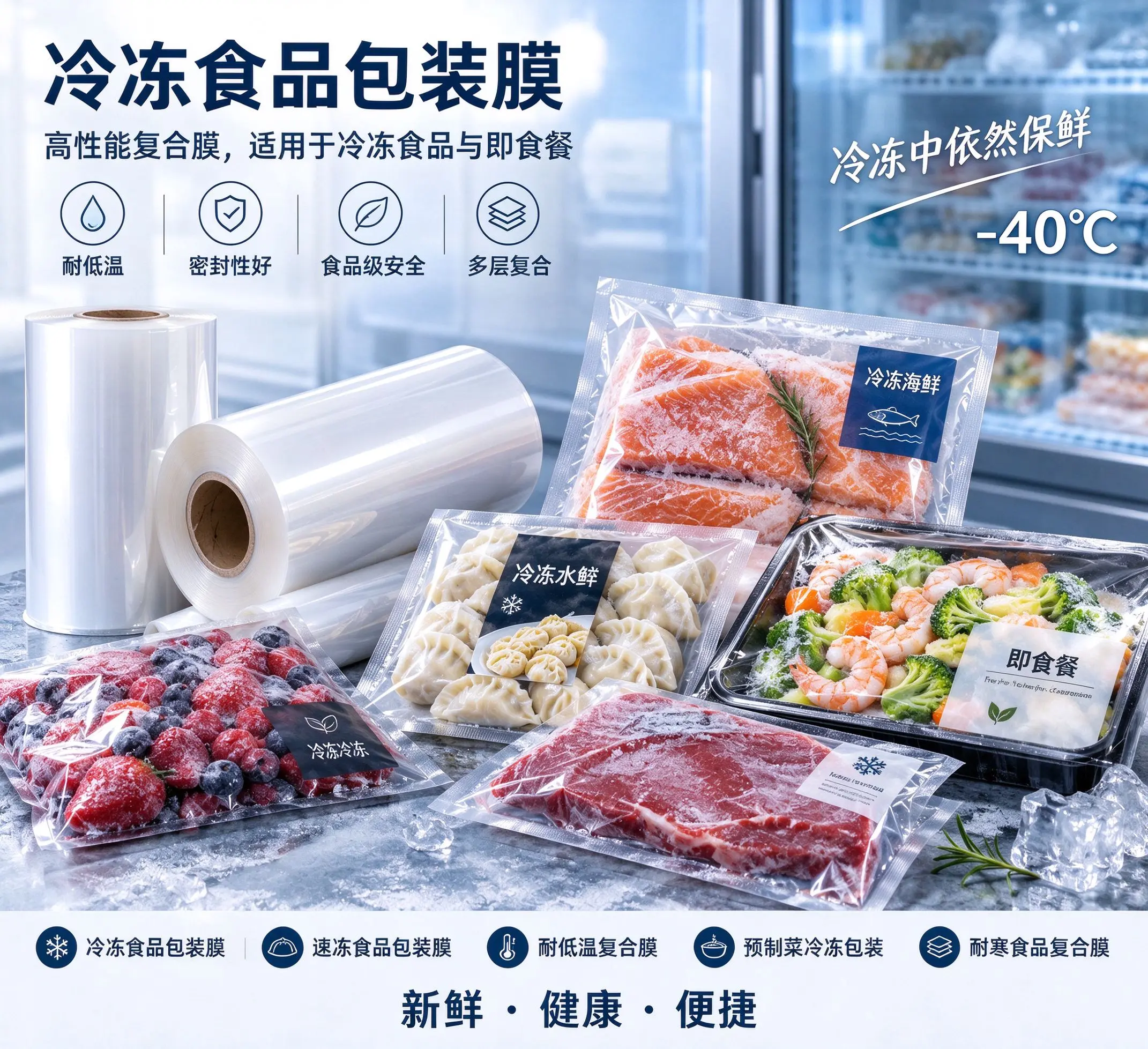 冷冻食品复合包装膜